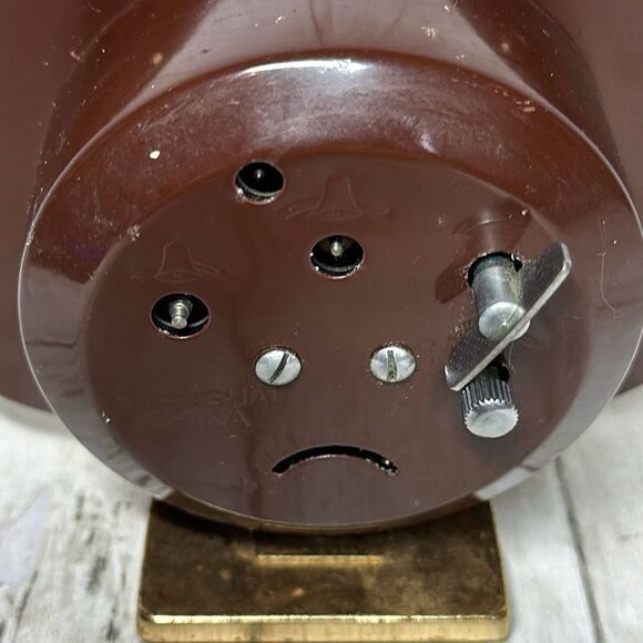 Vintage Luxury Alarm Clock Manual Winding Mechanical Clock WORKS - Picture 6 of 8